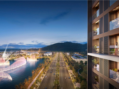 Căn hộ SkyM – Lợi thế cạnh tranh từ tầm nhìn đắt giá view trọn vịnh biển và hồ nhạc nước
